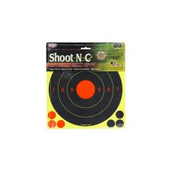 CIBLES SHOOT-N-C 20 CM - BIRCHWOOD CASEY SHOOT NC TARGET PACK 6