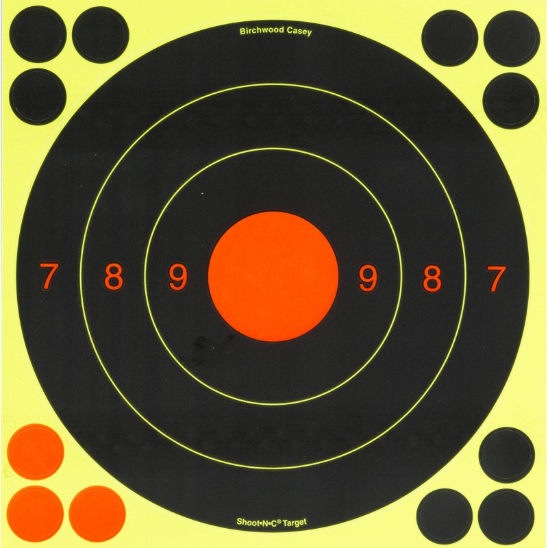 CIBLES SHOOT-N-C 20 CM - BIRCHWOOD CASEY SHOOT NC TARGET PACK 6
