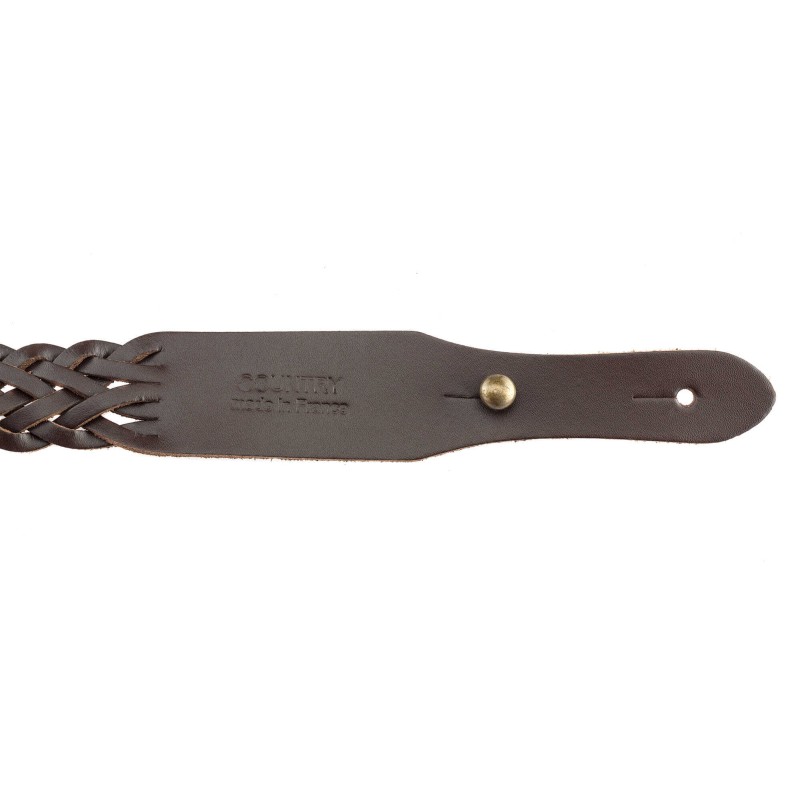 BRETELLE FUSIL CROÛTE TRESSÉE 7 BRINS - COUNTRY SELLERIE