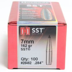 Hornady 7mm (.284) 162 gr SST - Boîte de 100 unités