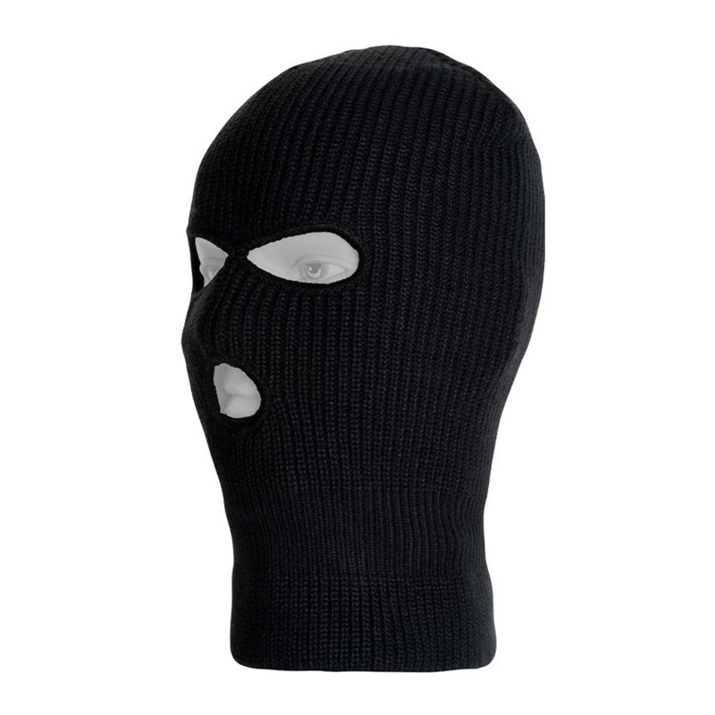 CAGOULE JACK PYKE À 3 TROUS BALACLAVA - NOIR