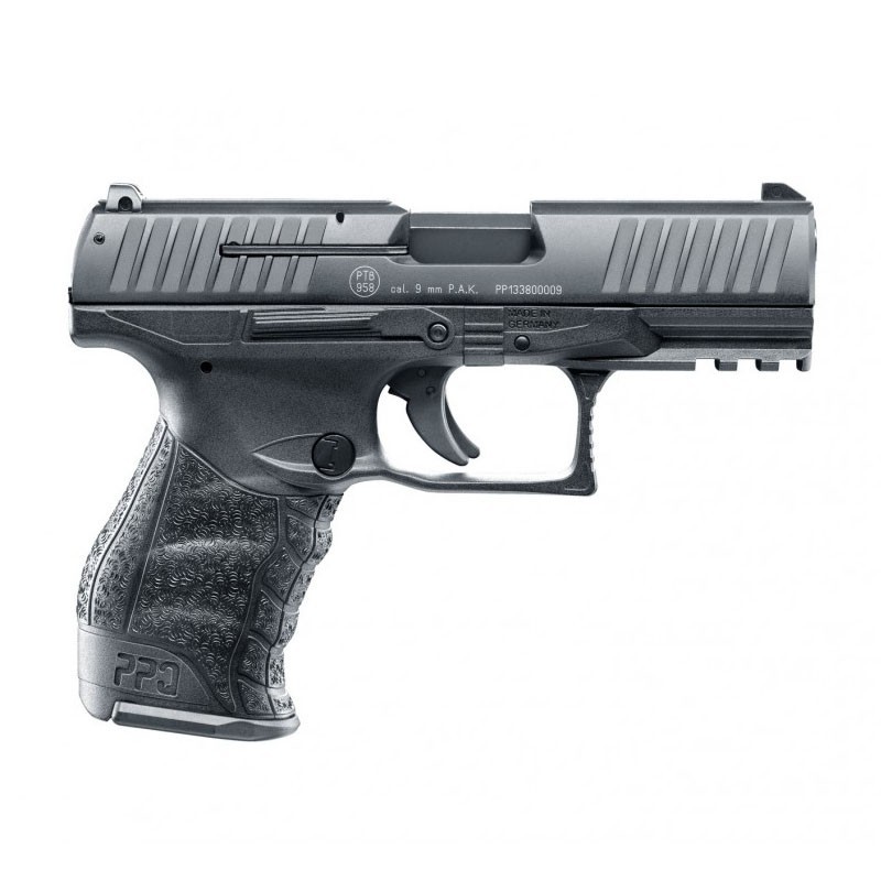 PISTOLET 9 MM À BLANC WALTHER PPQ NOIR